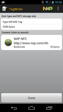 NFC TagWriter by NXP截图