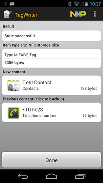 NFC TagWriter by NXP截图