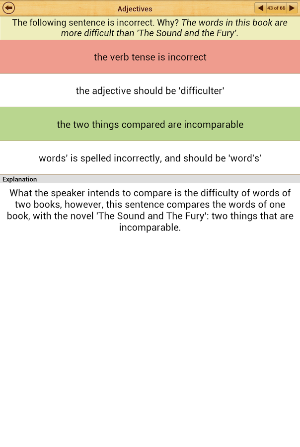 Grammar : Parts of Speech Lite截图6