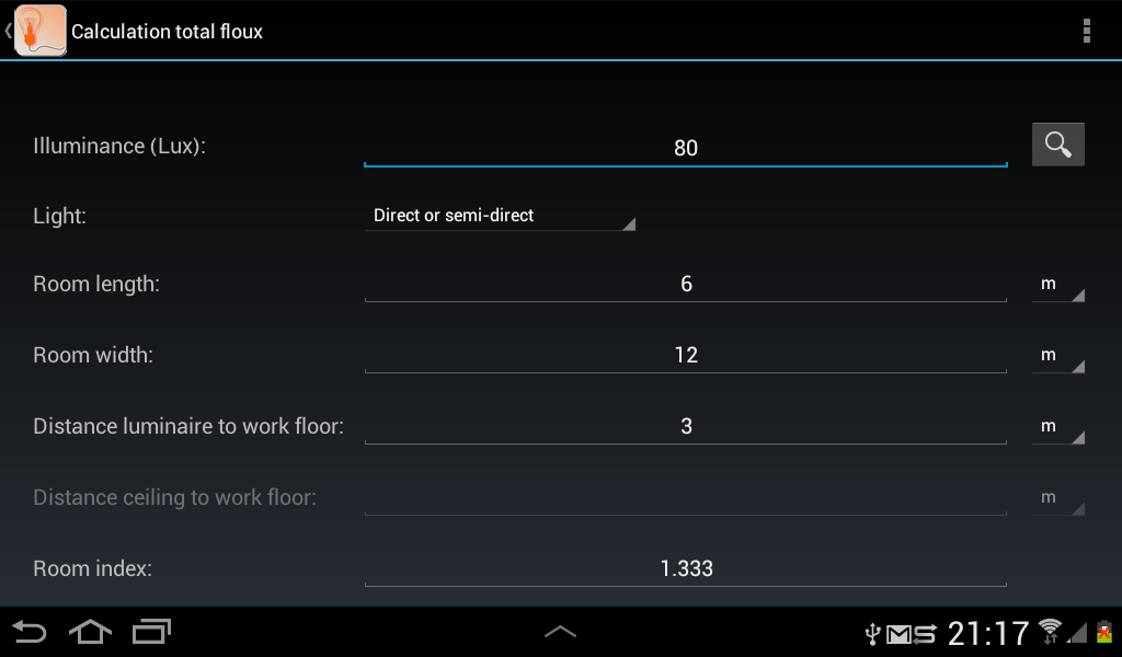 Lighting calculations截图3