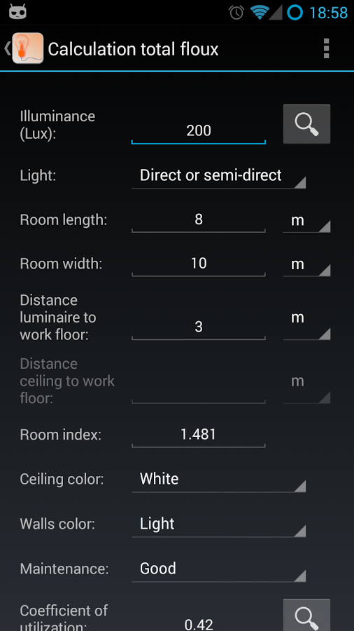 Lighting calculations截图5