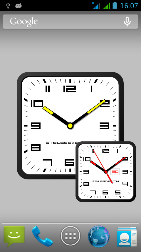 Square Clock Android-7截图3