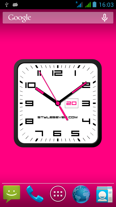 Square Clock Android-7截图11