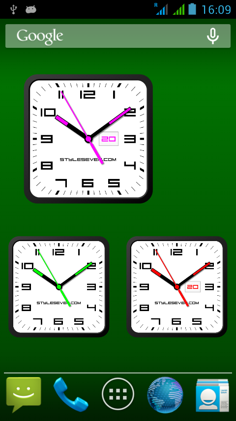 Square Clock Android-7截图9