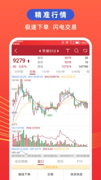 銀河期貨開戶交易截圖