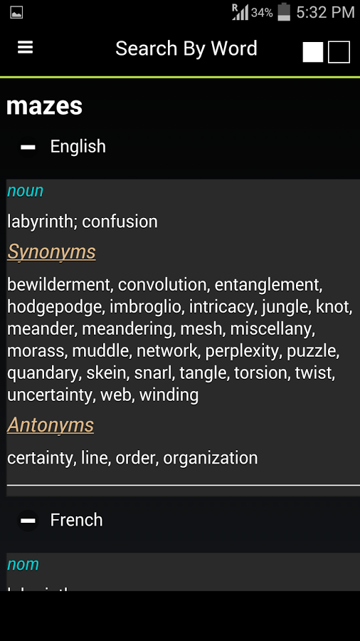 Offline Thesaurus Dictionary截图7