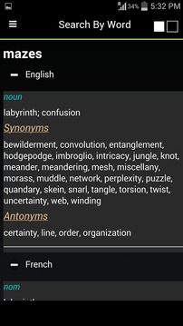 Offline Thesaurus Dictionary截图