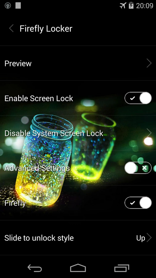 Fireflies lockscreen截图8