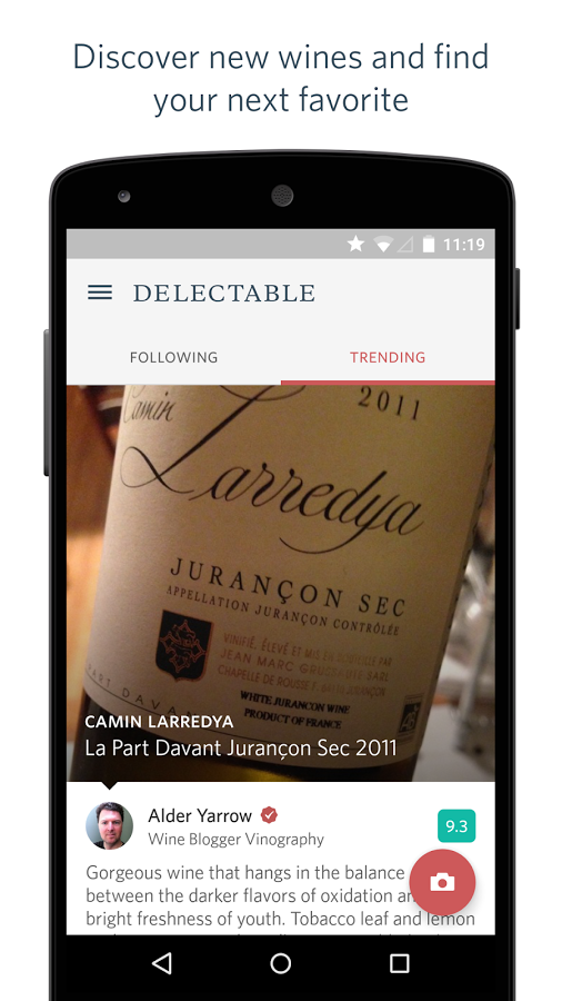 Delectable Wine - Scan &amp; Rate截图3