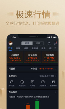 騰訊自選股截圖