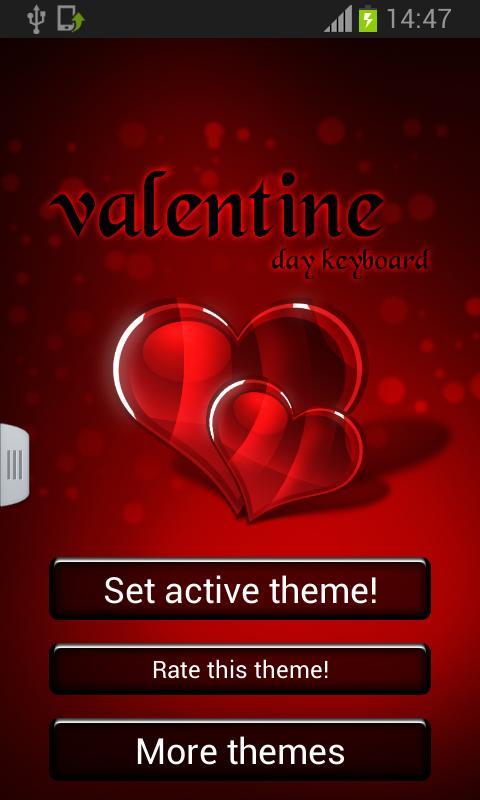 Valentine Day keyboard截图1