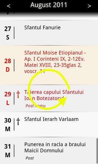 Calendar Ortodox cu Widget截图5