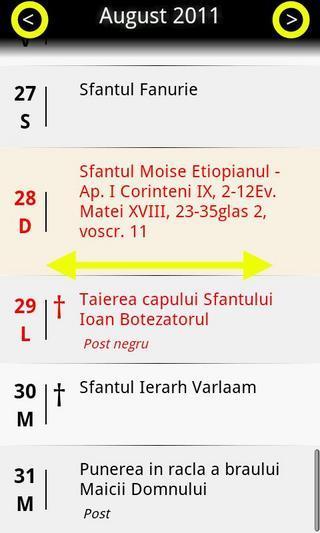 Calendar Ortodox cu Widget截图6