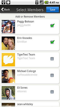 TigerText自由私人短信应用截图