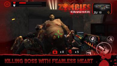Zombie Crushers: FPS Virus Walking Dead Shooter截图1