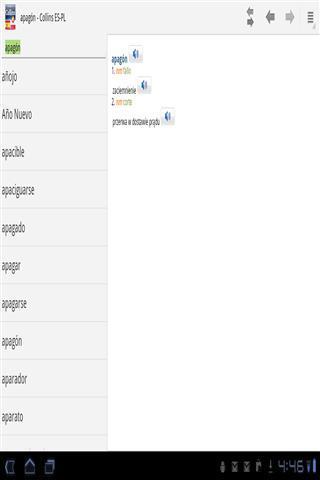 西班牙 - 波兰迷你字典截图2