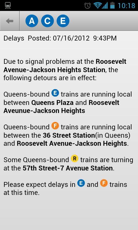 nycTrans.it - NYC Subway (MTA)截图2