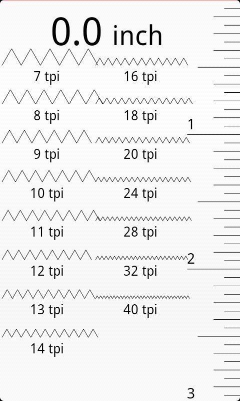 螺距规 - Thread pitch gauge截图1