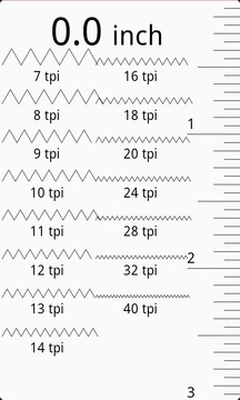 螺距规 - Thread pitch gauge截图