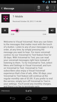 T-Mobile Visual Voicemail截图
