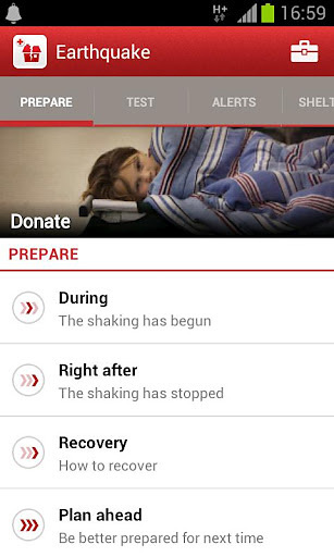 Earthquake -American Red Cross截图1