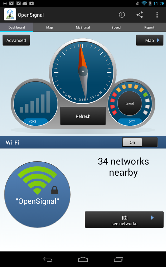 OpenSignal - 3G 4G 无线地图截图1