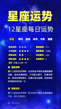 星座運勢截圖
