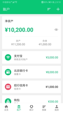 薄荷記賬截圖