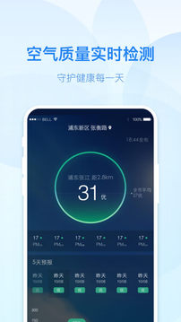 實況天氣預報截圖