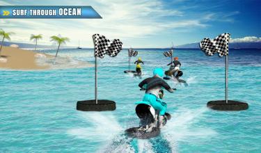 Beach Water Surfer Bike Rider - Motorcycle Racing截图4