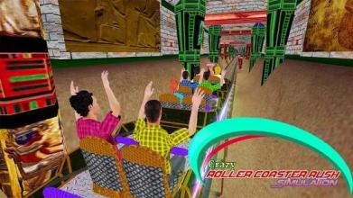 Roller Coaster SimulationCrazy Roller Coaster rush截图1