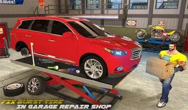 Flat Tire Car Mechanic Simulator截图4