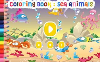 Coloring book : sea animals截图4