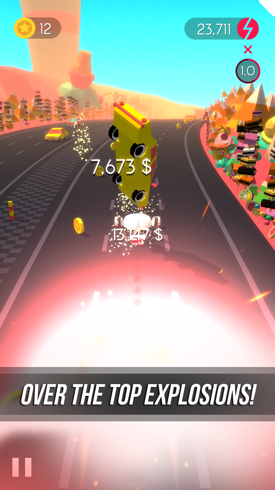 Crazy Crash Derby: Candy Madness截图5