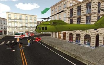 Urban Helicopter Survival Sim截图2