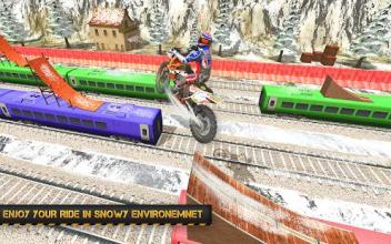 Stunts Bike Drive Train Simulator 18 - Tricky Bike截图2