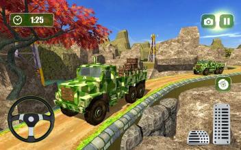 US Offroad Army Truck Driving Army Vehicles Drive截图5