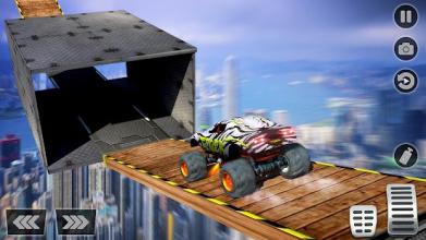 Monster Truck Impossible Tracks Stunt Racing Fever截图4