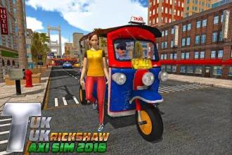 Tuk Tuk Auto Rickshaw Taxi Sim 2018截图5