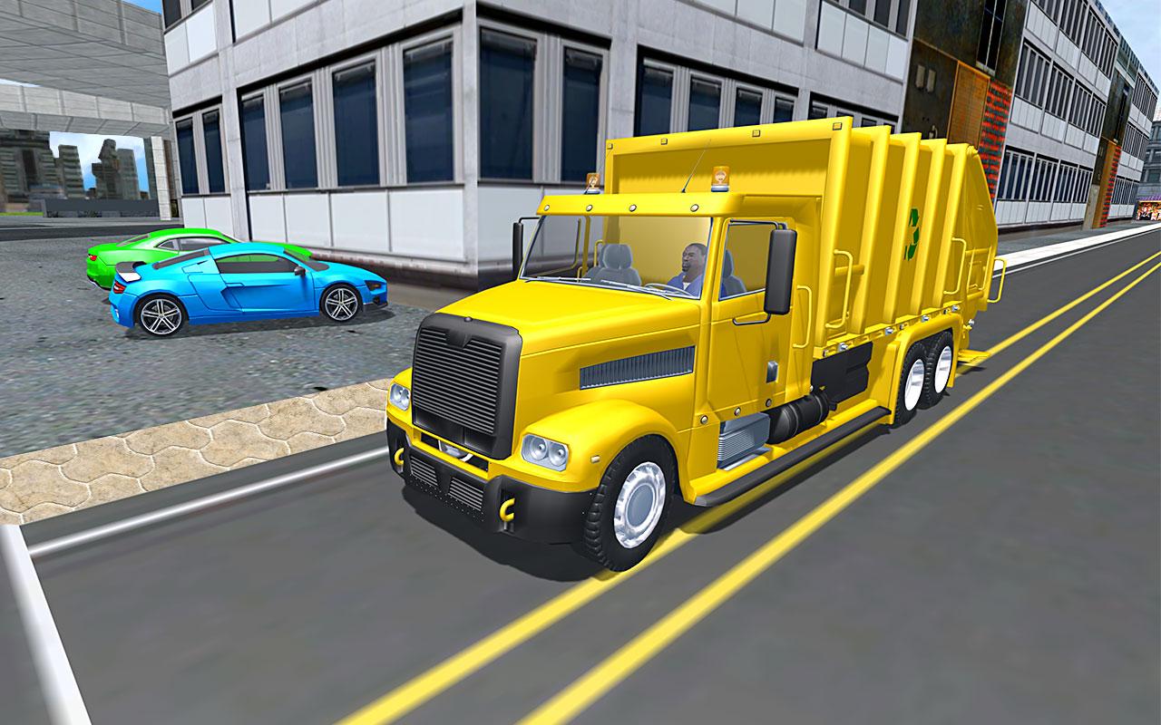 市 垃圾 卡车 驾驶 3D截图5