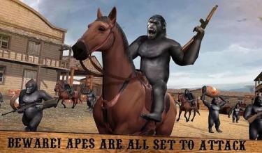 Apes Age Vs Wild West Cowboy: Survival Game截图5