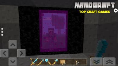 5D HandCraft PE Crafting Game With Nether Portal截图1