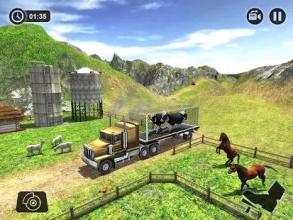 Offroad Farm Animal Truck Driving Game 2018截图1