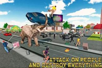 Angry Elephant City Attack截图3