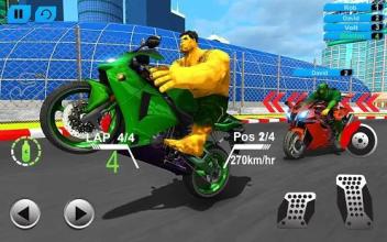 Ultimate Bat Hero Bike Stunts 2018截图1