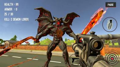 Monster Killing City Shooting 2 - 3D Shooter Game截图5