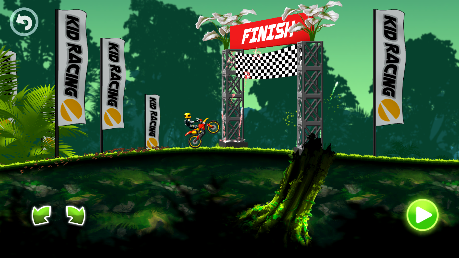 Jungle Motocross Kids Racing截图5