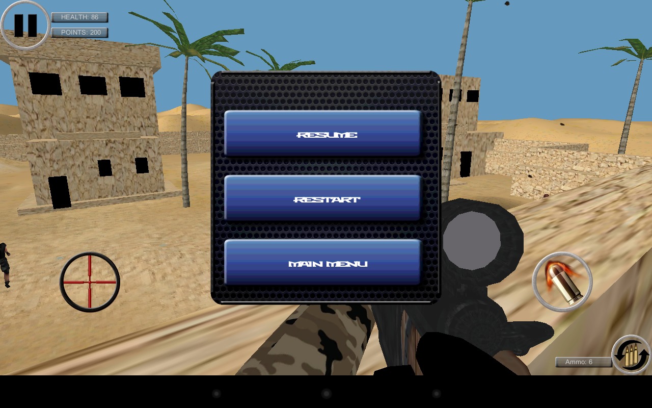 Sniper desert shooting截图3