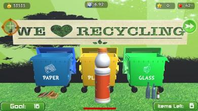 Recycle Free Throw Basketball - Educational Game截图2