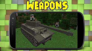 War Tank Mod for MCPE sandbox截图2